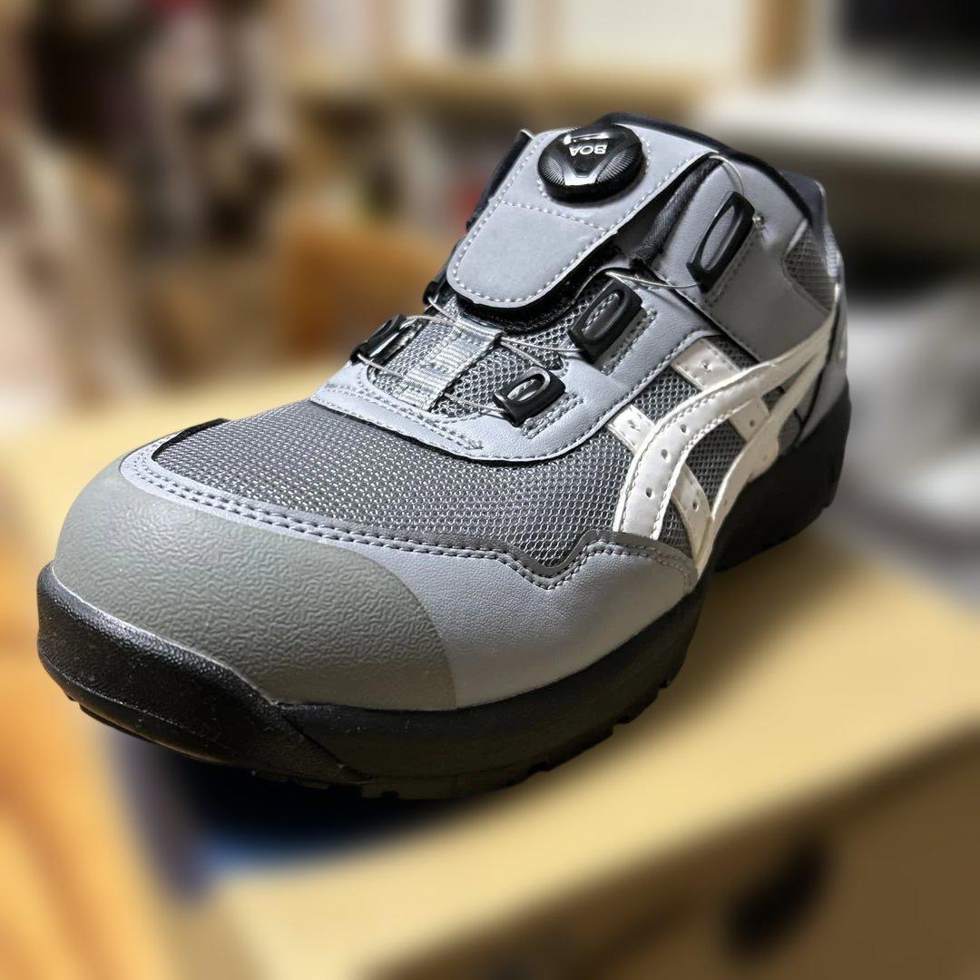ASICS BOA安全靴　CP209 BOA安全靴 26.5cm グレー