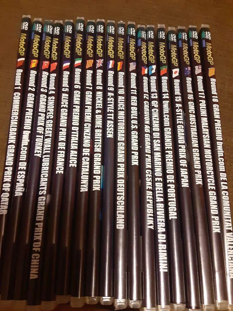 2007MotoGP　DVD 全18巻　開封済み、未開封含む