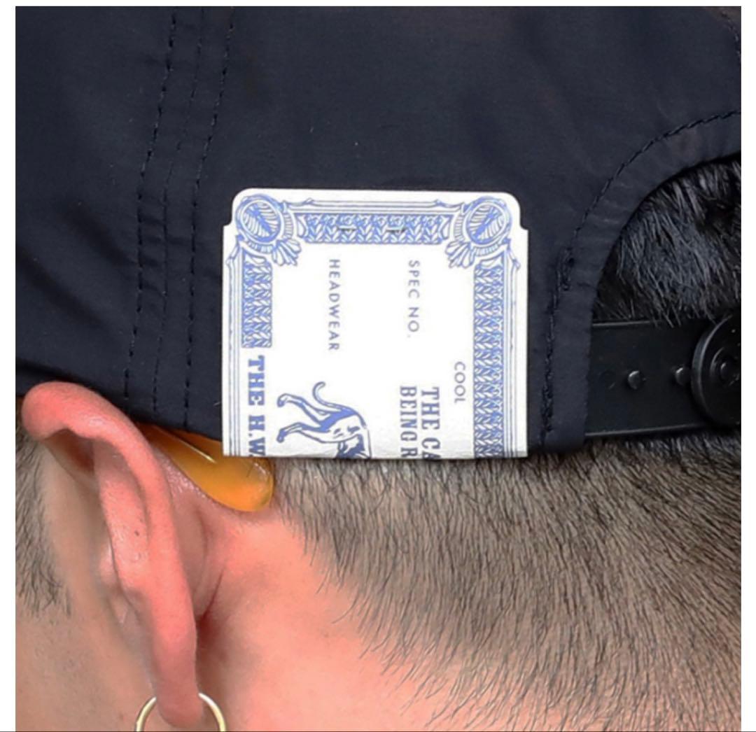 THE H.W.DOG&CO「MKATE CAP /BLACK」ナイロンキャップ