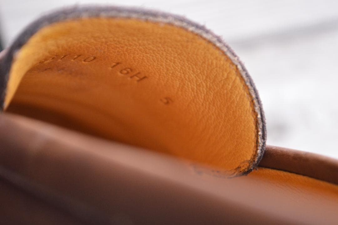 美品 PARABOOT DAX UK5 ダークブラウン ローファー - メルカリ