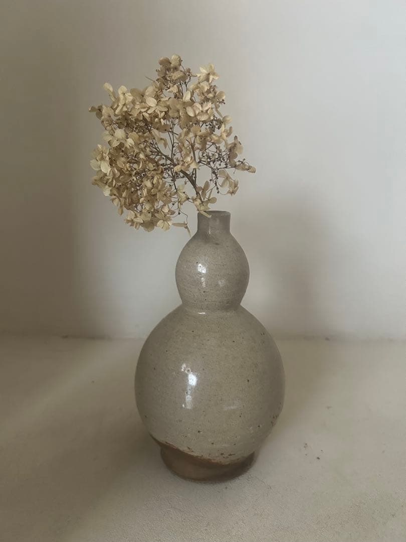 瓢箪の形の花器 ひょうたん型のガラスのフラワーベース 一輪挿し・花瓶・花器 jewegla