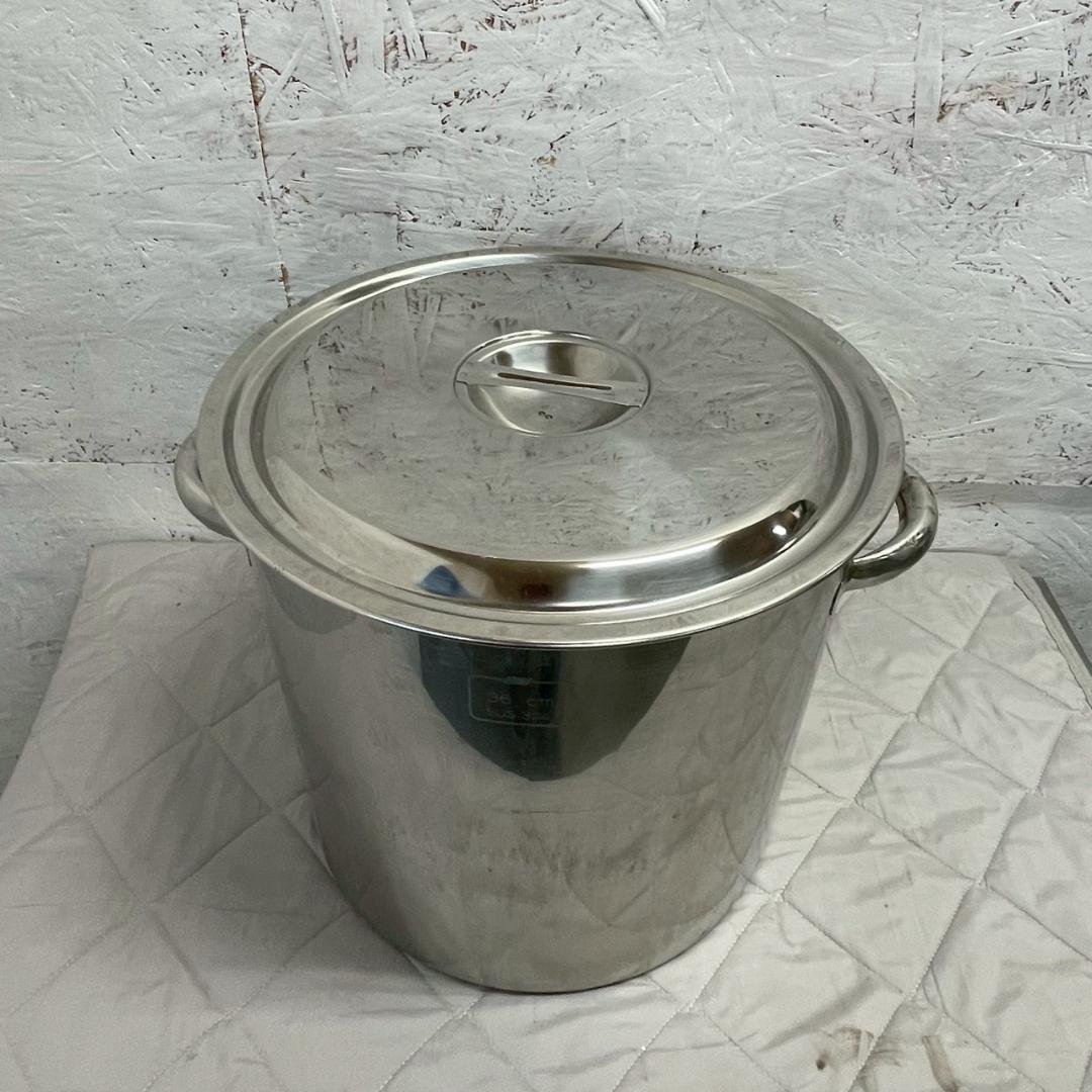 EBM】 ステンレス製 寸胴鍋 両手鍋 ステンレス鍋 厨房 A0482