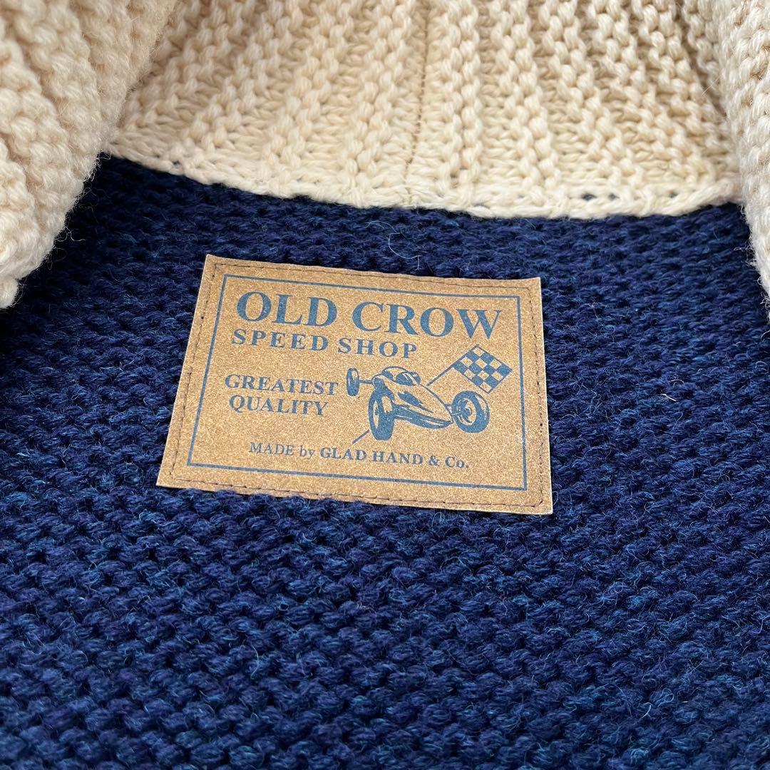 OLD CROW GLAD HAND カウチンニット L - メルカリ