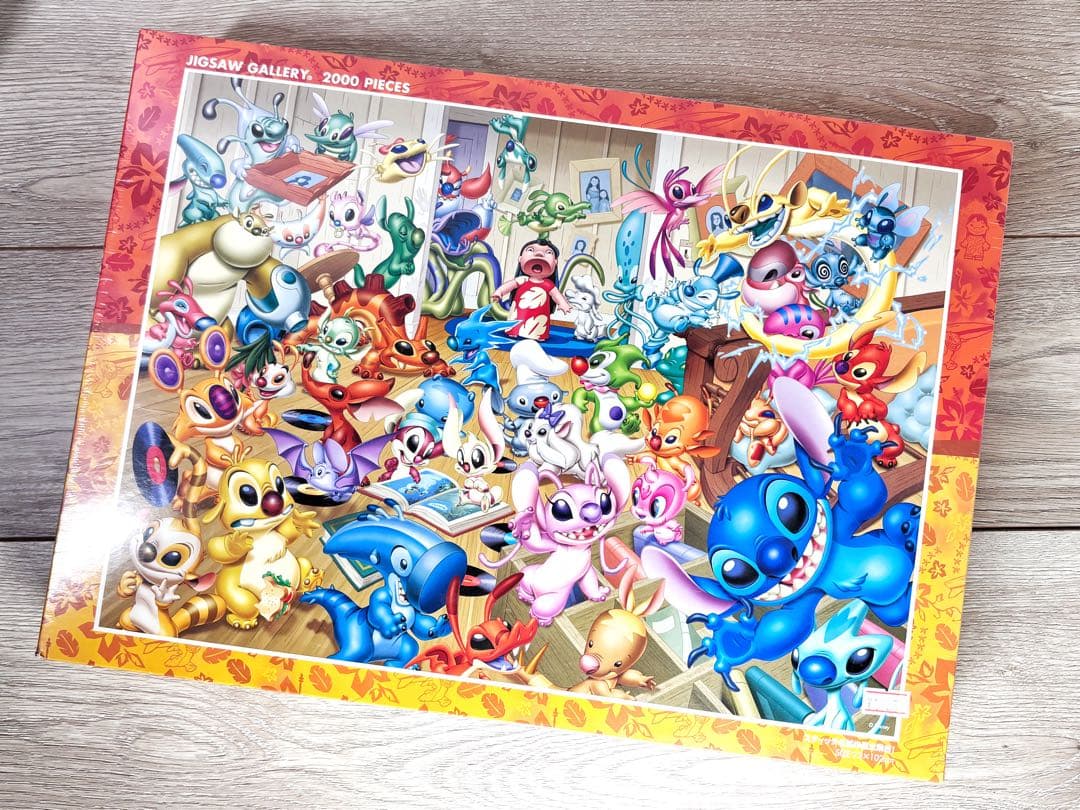 ✨2個セット✨廃盤未開封✨スティッチ&試作品大集合！ バースデイ パーティー！ ジグソーパズル スティッチ & 試作品大集合！ 1000ピース 内袋未開封品