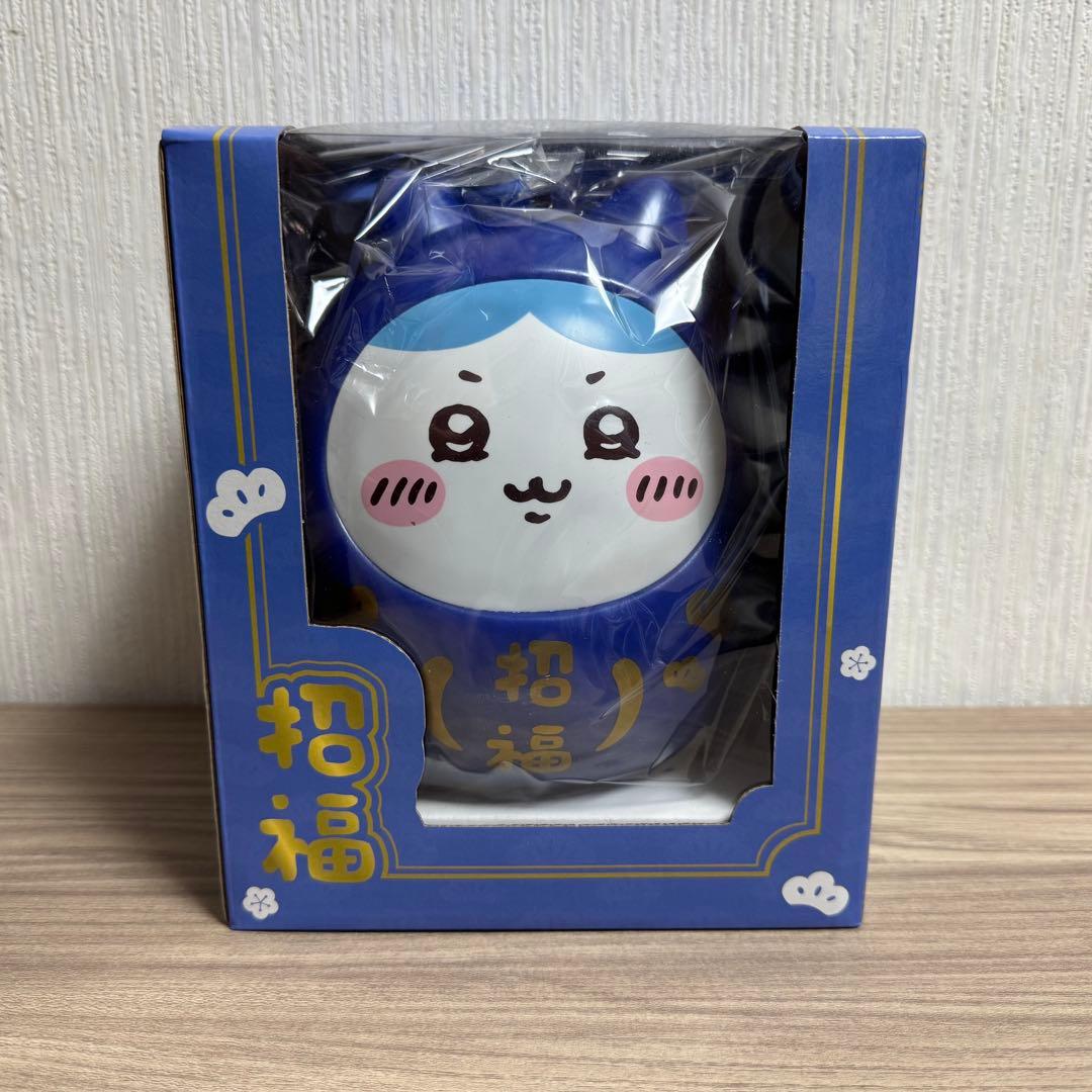 ちいかわ ダルマ型 貯金箱 ちいかわ ハチワレ 台湾 セブンイレブン