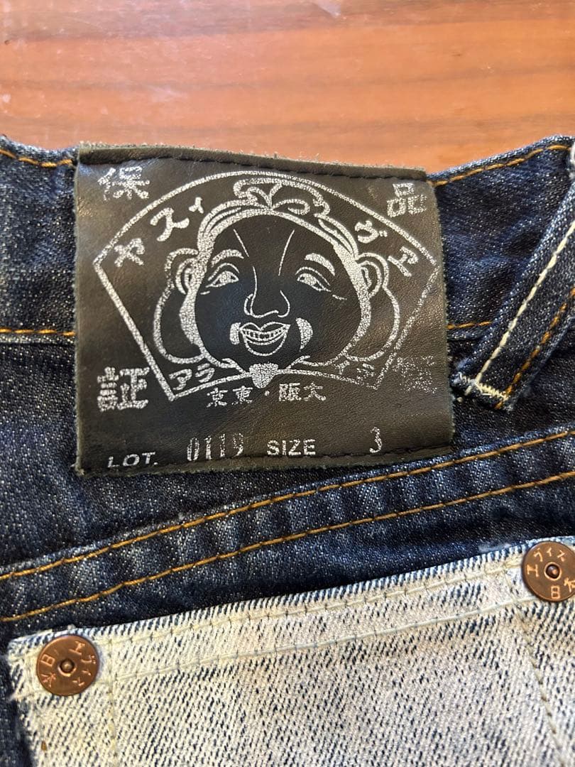 エヴィス ジーンズ キッズ メニーポケット デニム サイズ3 - メルカリ
