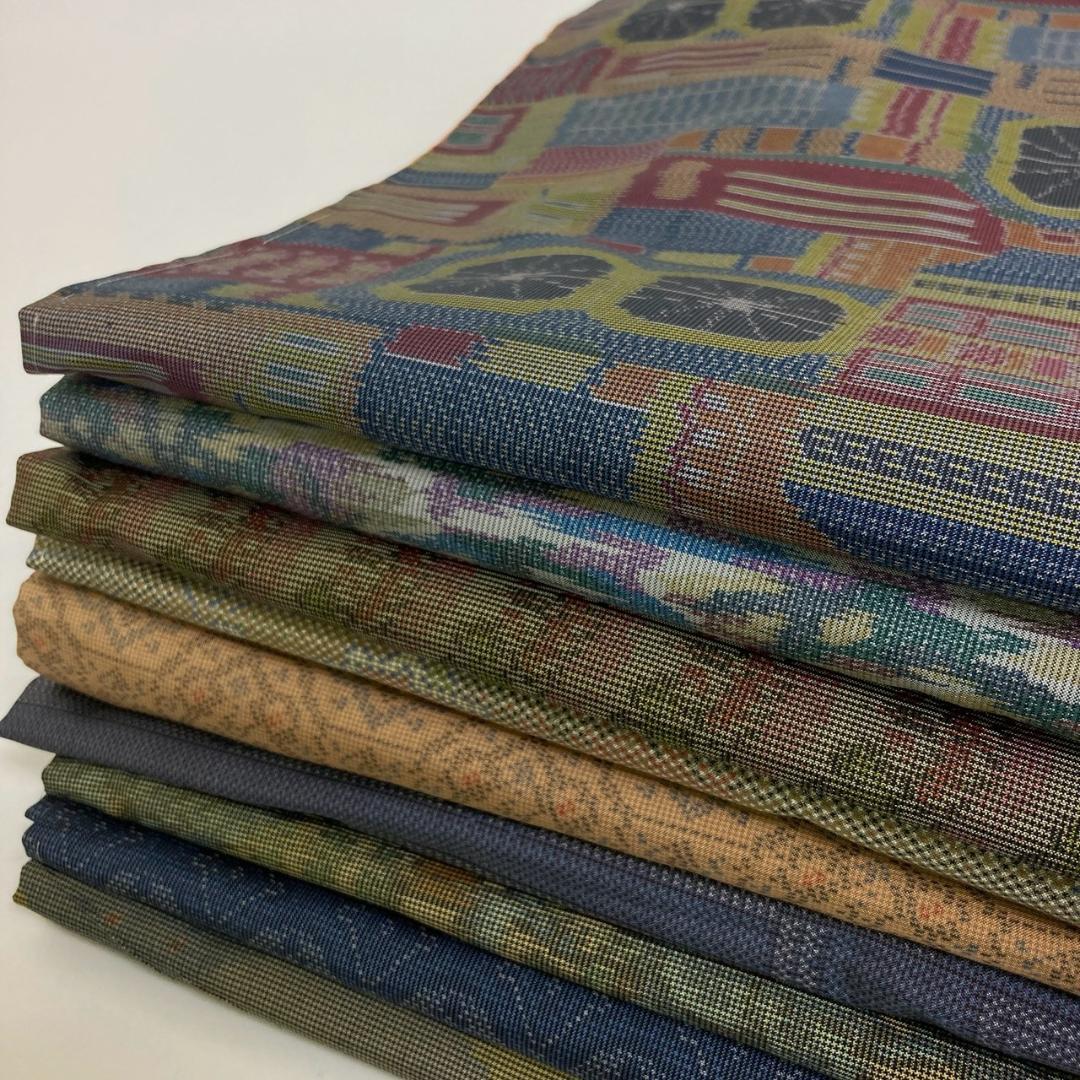 KK681 大島紬 9枚 着物まとめ売り 着用 リメイク 大量セット - メルカリ