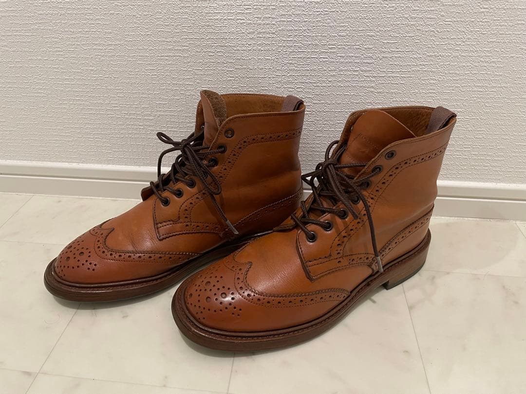 k*u様 Tricker's トリッカーズ カントリーブローグブーツ（Malto