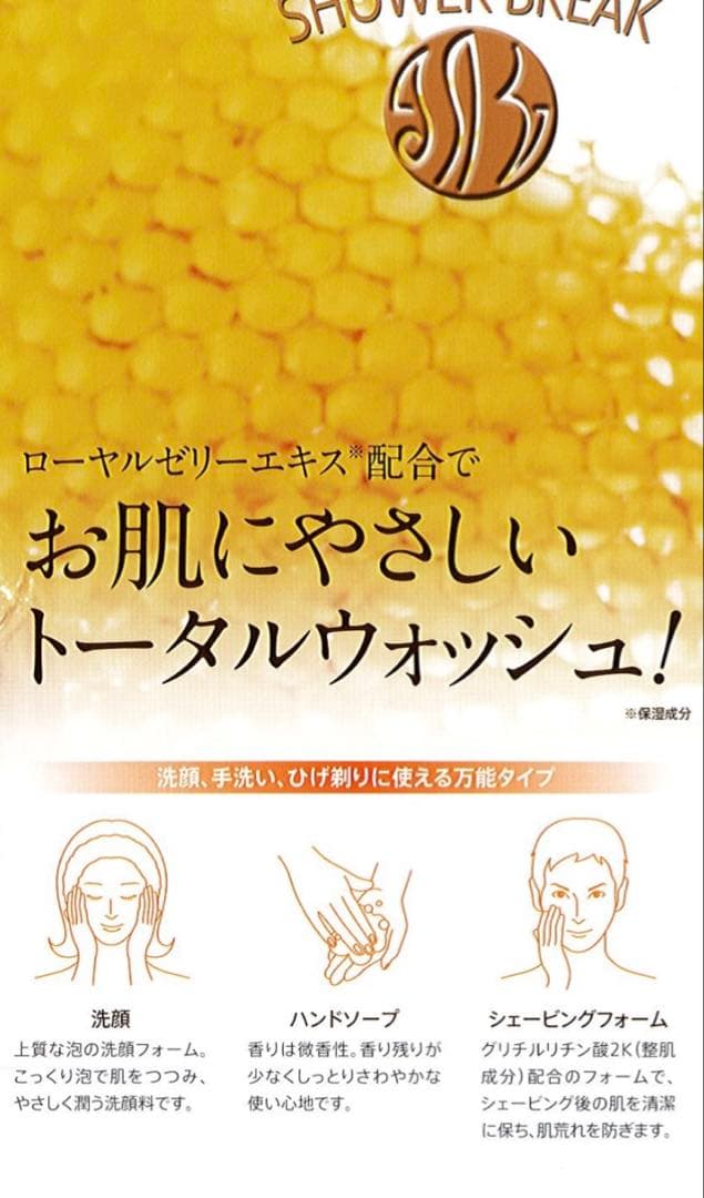 《清新》POLA 新品アプリケーター2本+残量　シャワーブレイク フォームソープ