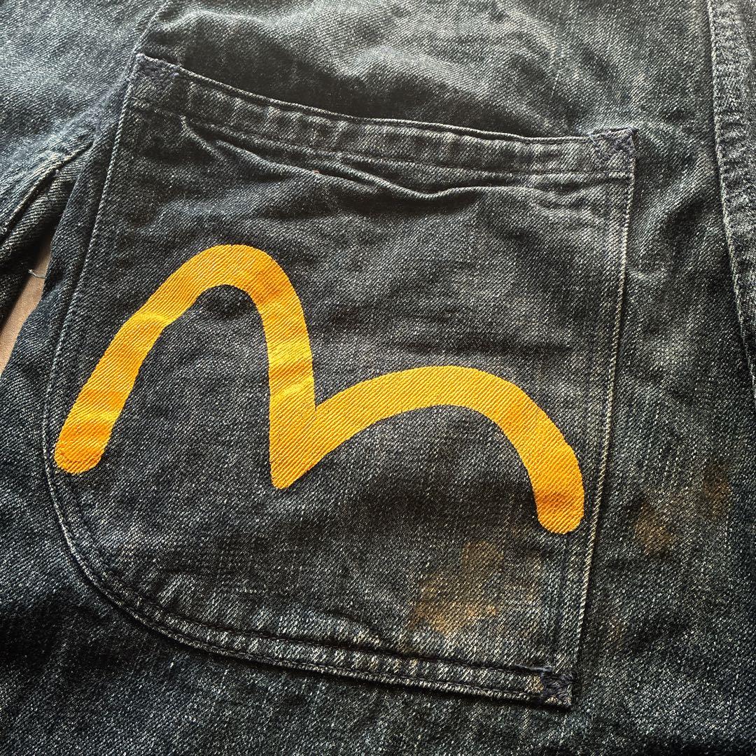 新恵美寿神頭 エヴィス カモメ つなぎ オーバオール デニム アメカジ