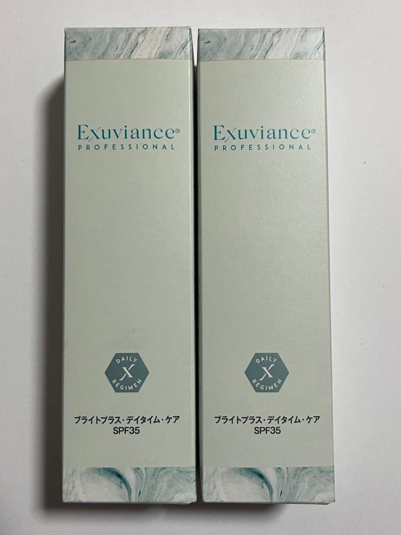 Exuviance ブライトプラス・デイタイム・ケア SPF35 2本セット アクティブプラス・<br>デイタイム・ケア SPF30｜Exuviance