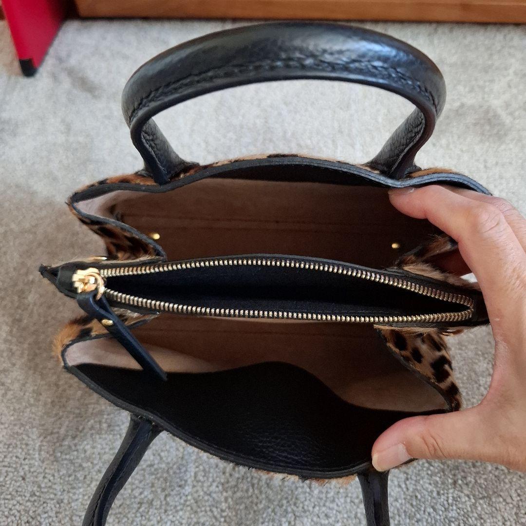 IACUCCI:レオパードミニジップトート - メルカリ