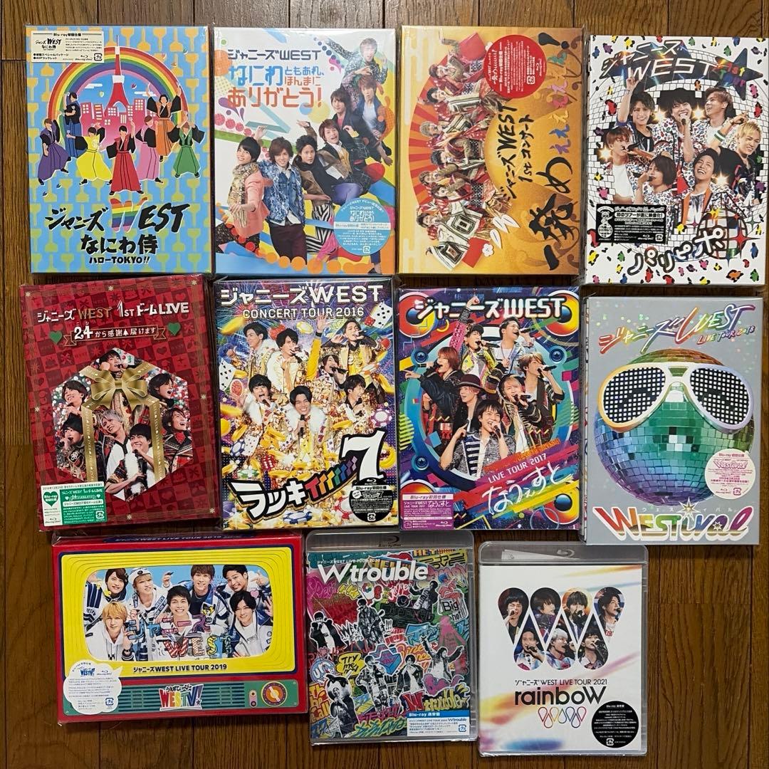 WEST. ライブ　Blu-ray ジャニーズWEST 11枚　まとめ売り WEST. ライブ Blu-ray ジャニーズWEST 11枚 まとめ売り ジャニーズWEST