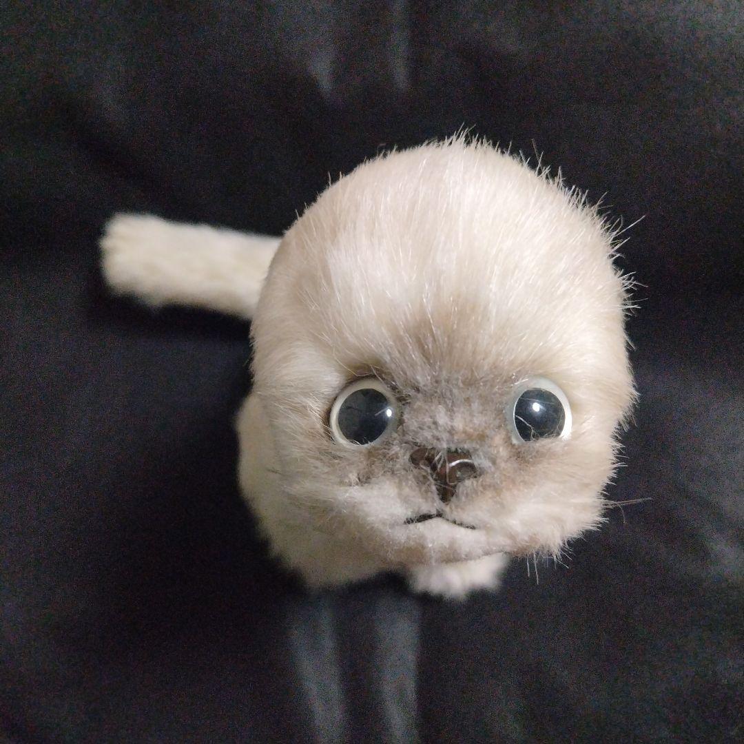 昭和レトロ リーベ社 シャム猫 ぬいぐるみ 人形 ドール 日本製 お座り