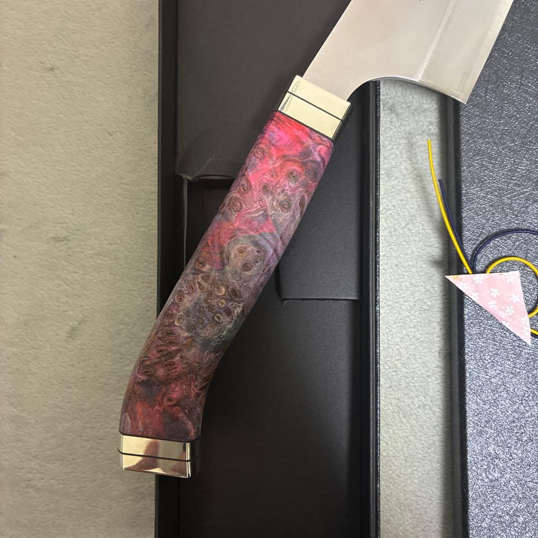 f*e様 黒崎優 新月光 牛刀210 VGXEOS JIKKO nishiki柄 - メルカリ