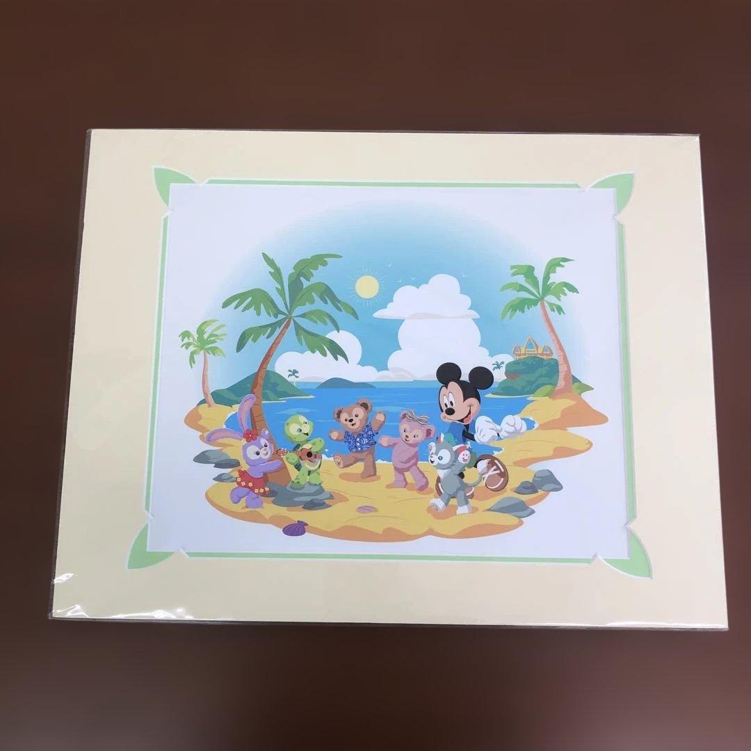 ➀ハワイ アウラニ・ディズニー ダッフィー&フレンズ イラストボード