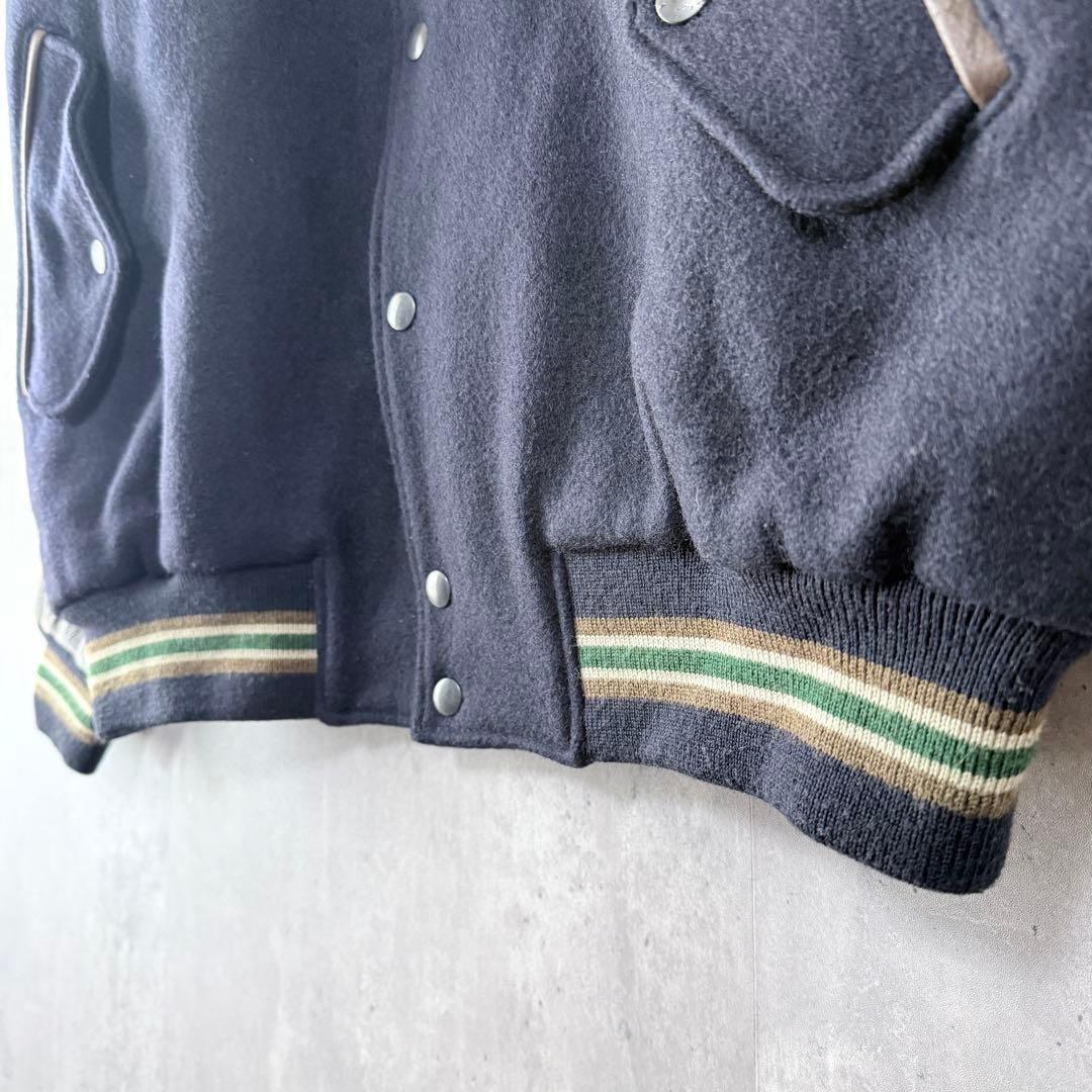 の*ん様 良品✨希少古着 マックレガー スタジャン 袖レザー 4L ビッグ