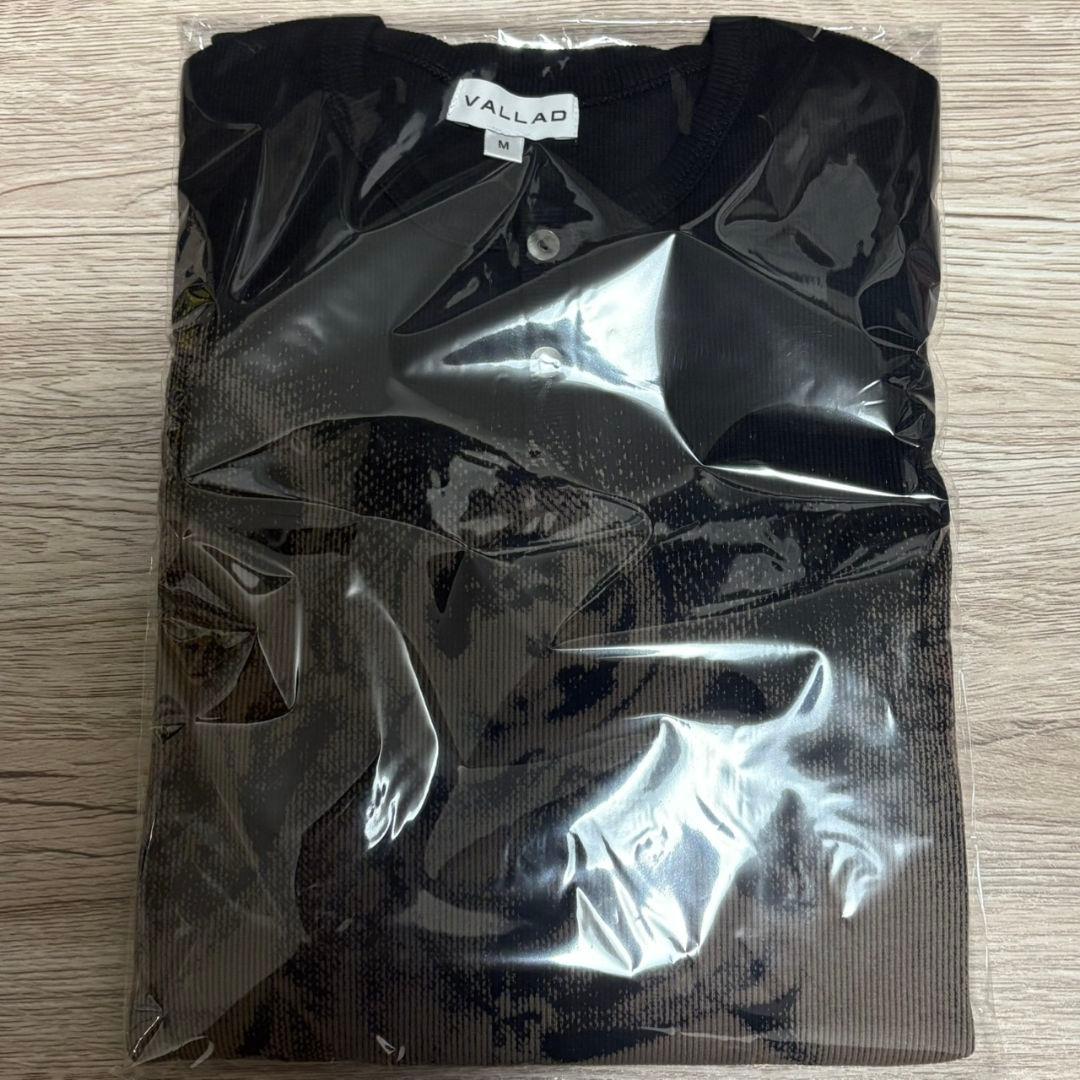VALLAD ブラック 長袖カットソー サーマルM vallad サーマル ブラックM IO VALLAD サーマル 長袖カットソー M
