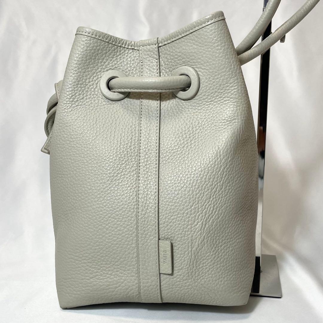 美品】ヴァジック ボンド ナノ ショルダーバッグ 巾着型 2way