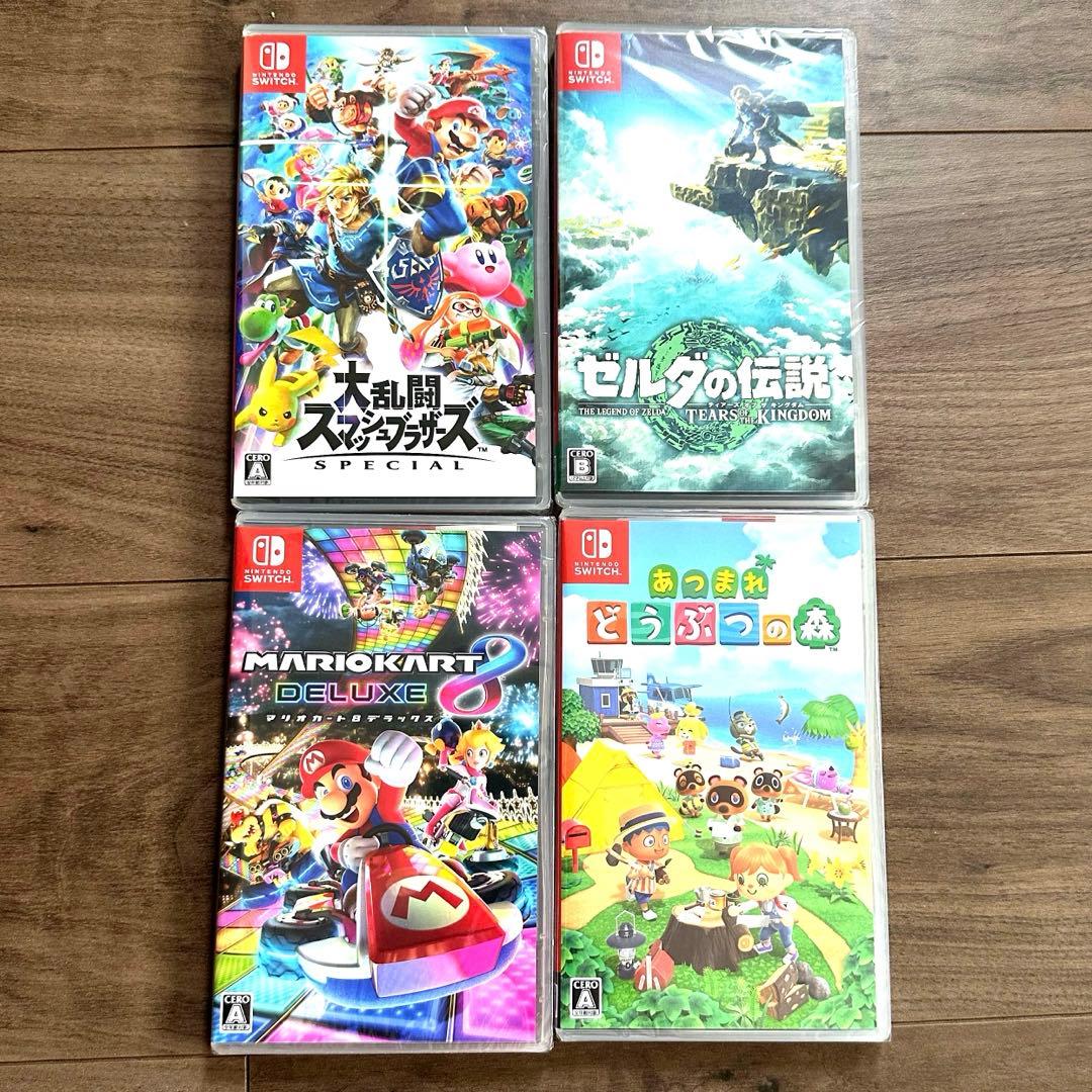 Nintendo Switch ソフト4本 新品未開封 - メルカリ