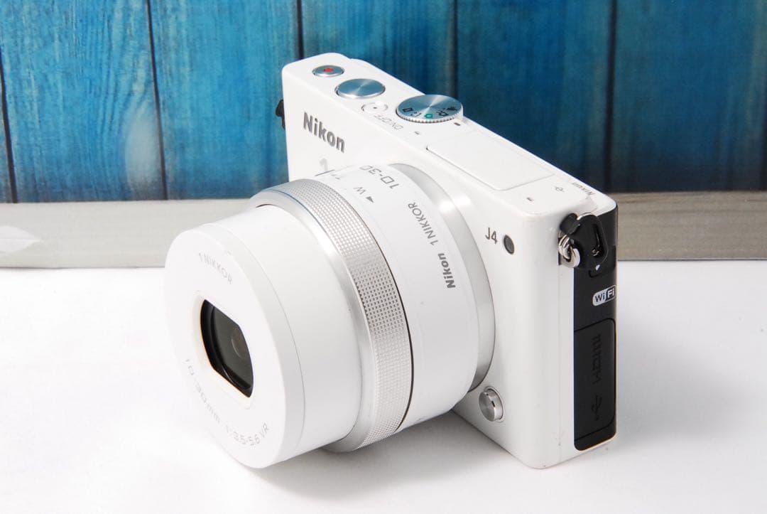 返品保証】Nikon1 J4 標準レンズキットニコン Wi-Fi ホワイト - メルカリ