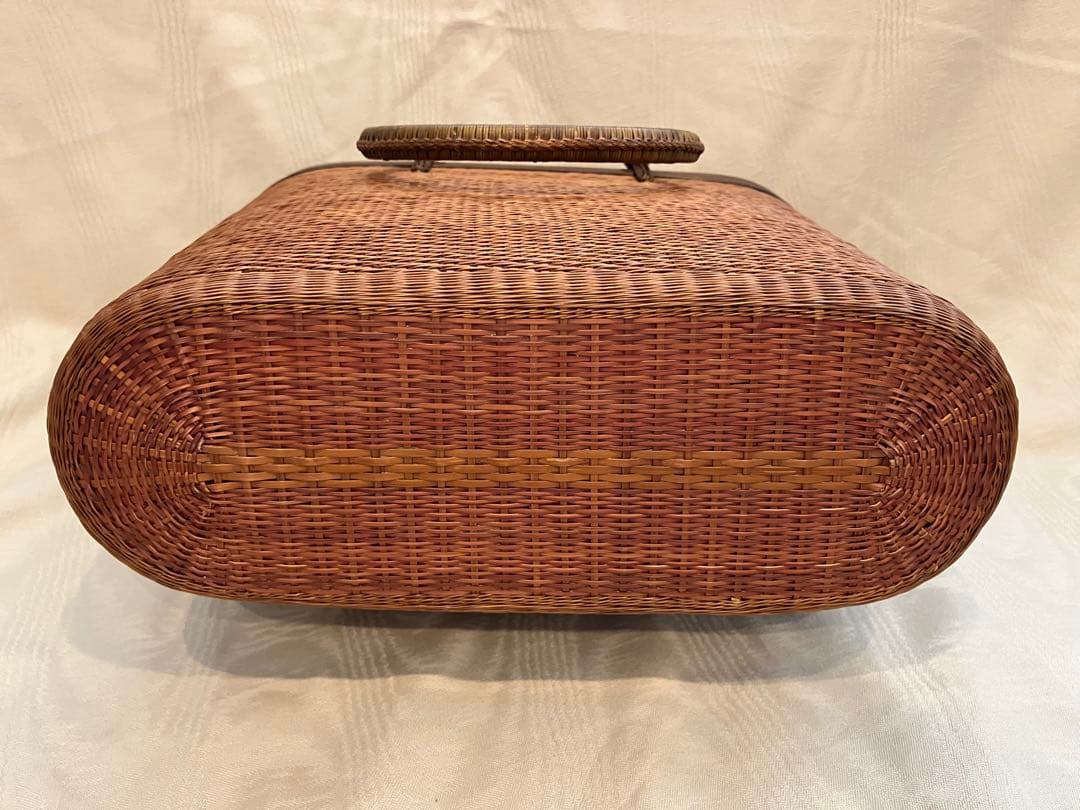 タイ王室御用達 KOMPRITプラニー工房 竹籠バック 銀座もとじ 中袋日本