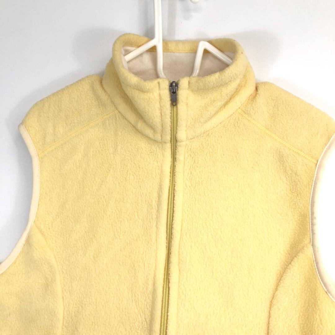 パタゴニア シンチラ フリースベスト 薄いイエロー レディースL