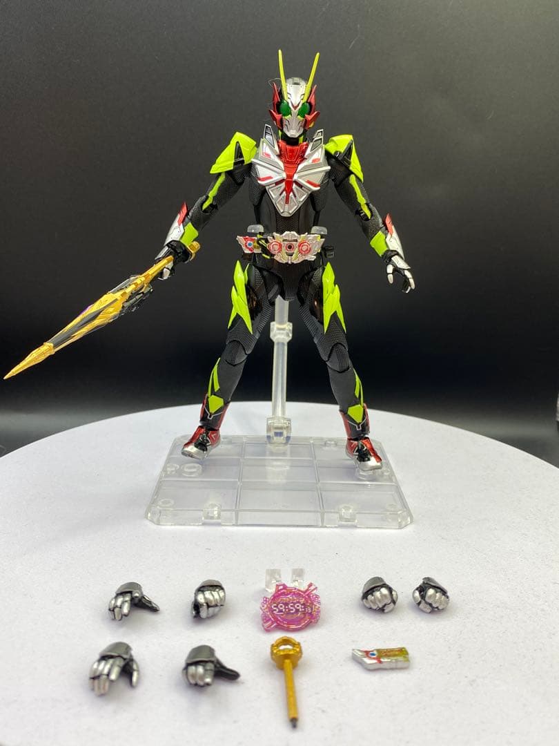 改造品 S.H.Figuarts 仮面ライダーゼロスリー 発光.ver - メルカリ