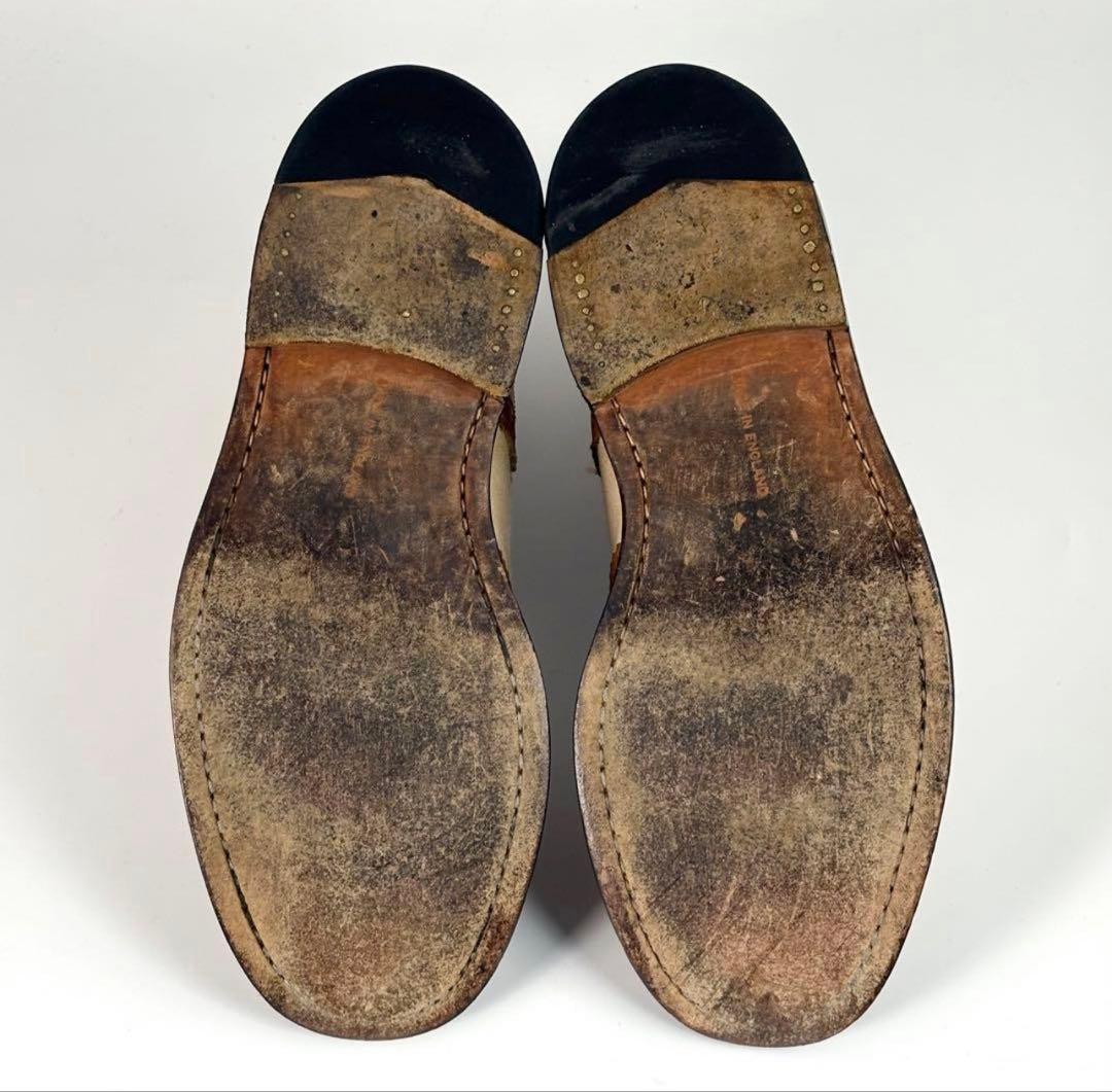 トリッカーズ 2508 カントリーブーツ ウイングチップ 革靴 ブラウン