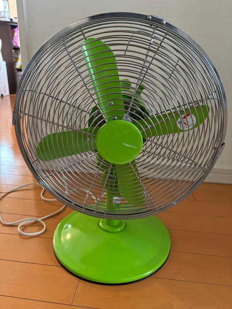 扇風機 卓上 Francfranc レトロ 緑 グリーン - メルカリ