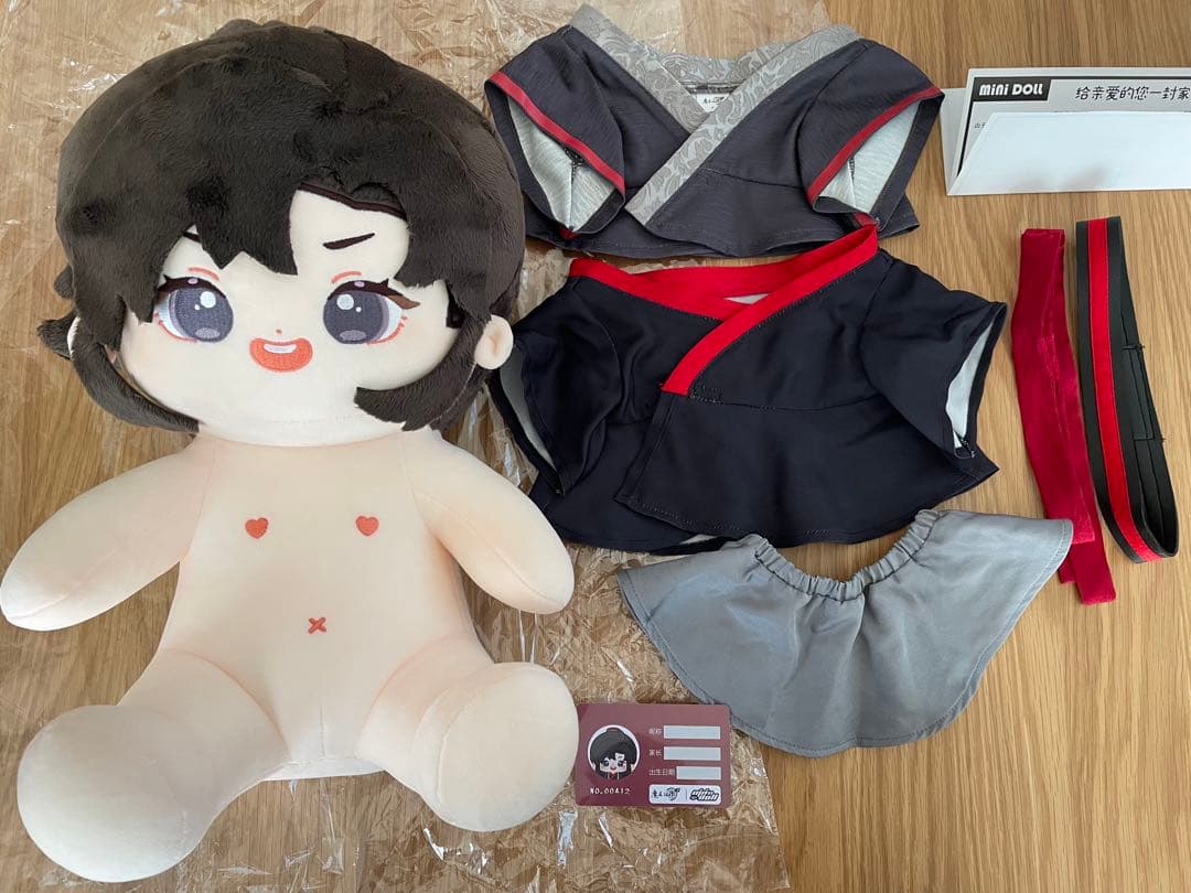 minidoll 魔道祖師 魏無羨 40cmぬいぐるみ