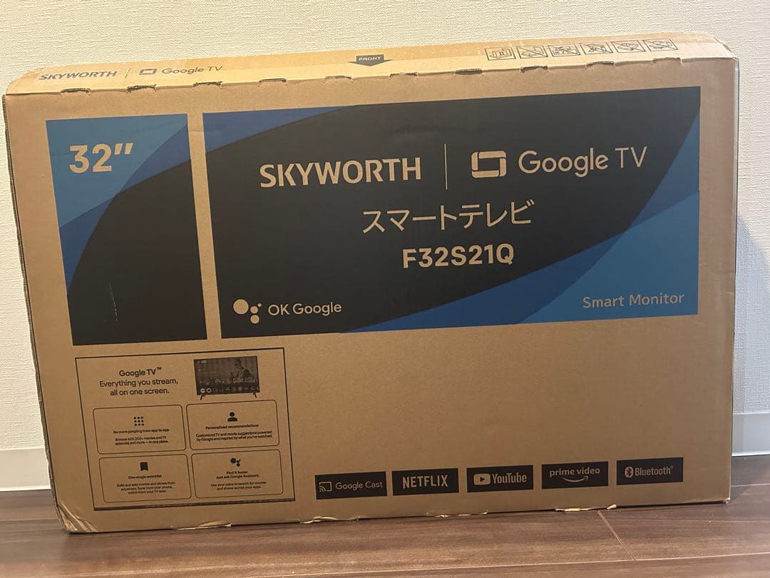 SKYWORTH Google TV F32S21Q 32インチ SKYWORTH 32インチ Google TV F32S21Q - メルカリ