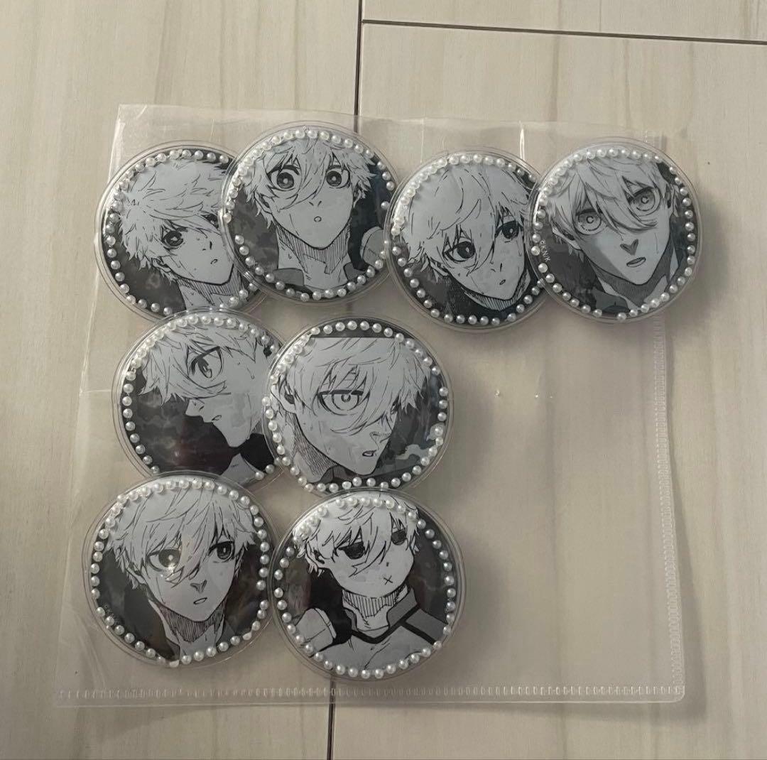 ブルーロック】 凪 誠士郎 原画 コマクリアバッグ 原画展 缶バッジ