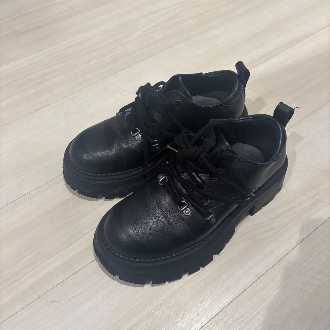 ZARA マルチレースチャンキーシューズ サイズ41 - メルカリ