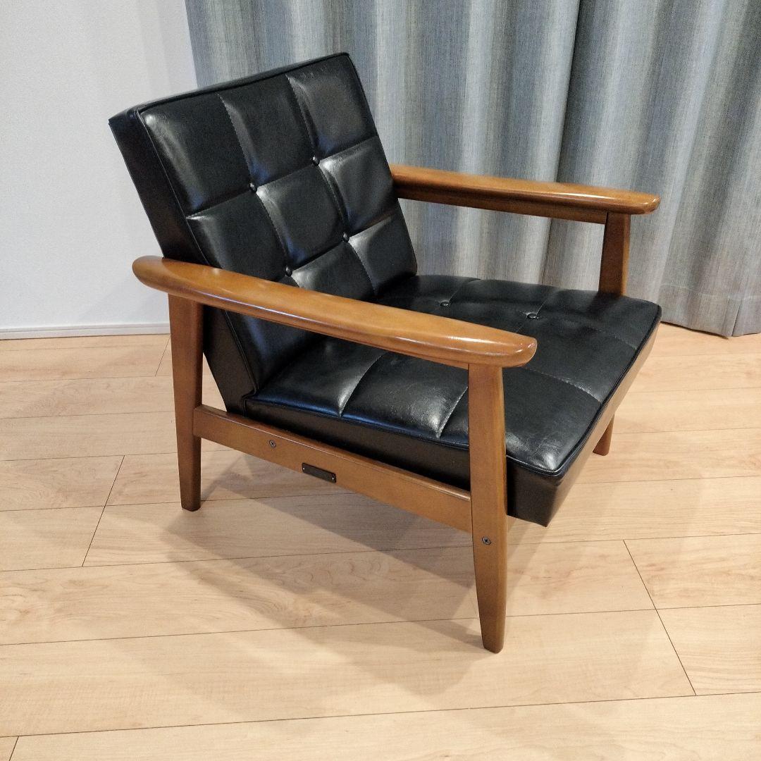 カリモク60 1人掛け　正規品 カリモク60 karimoku フレームチェア 1人掛け ソファ マスタード