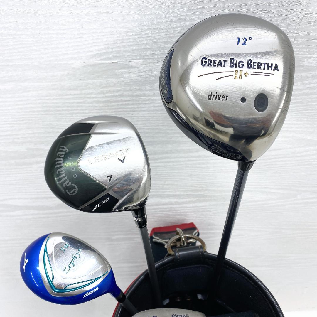 初心者様推奨‼】 キャロウェイ ミズノ レディース ゴルフ クラブ 9本 L