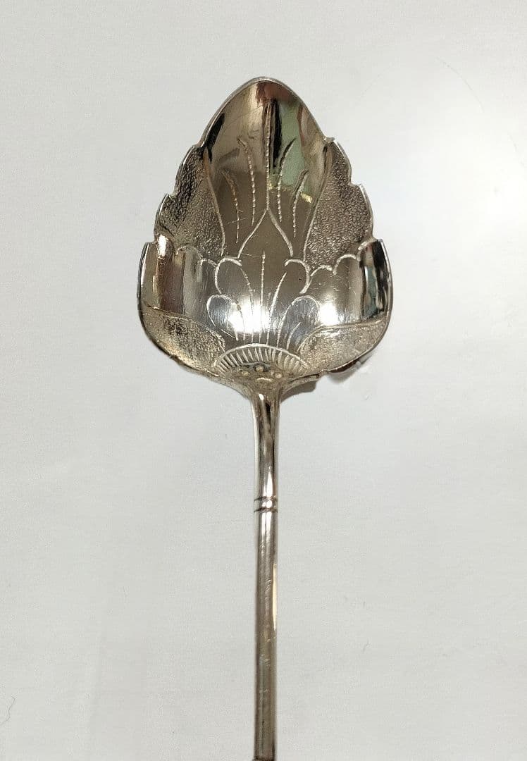 5698#1222 DELUXE/ヴィンテージインドネシア銀製800スプーン5本 - メルカリ