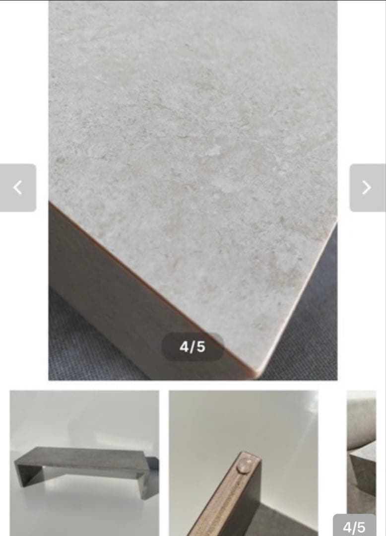 ネイルアームレスト 井出木工 グレーマーブル調ディスプレイスタンド