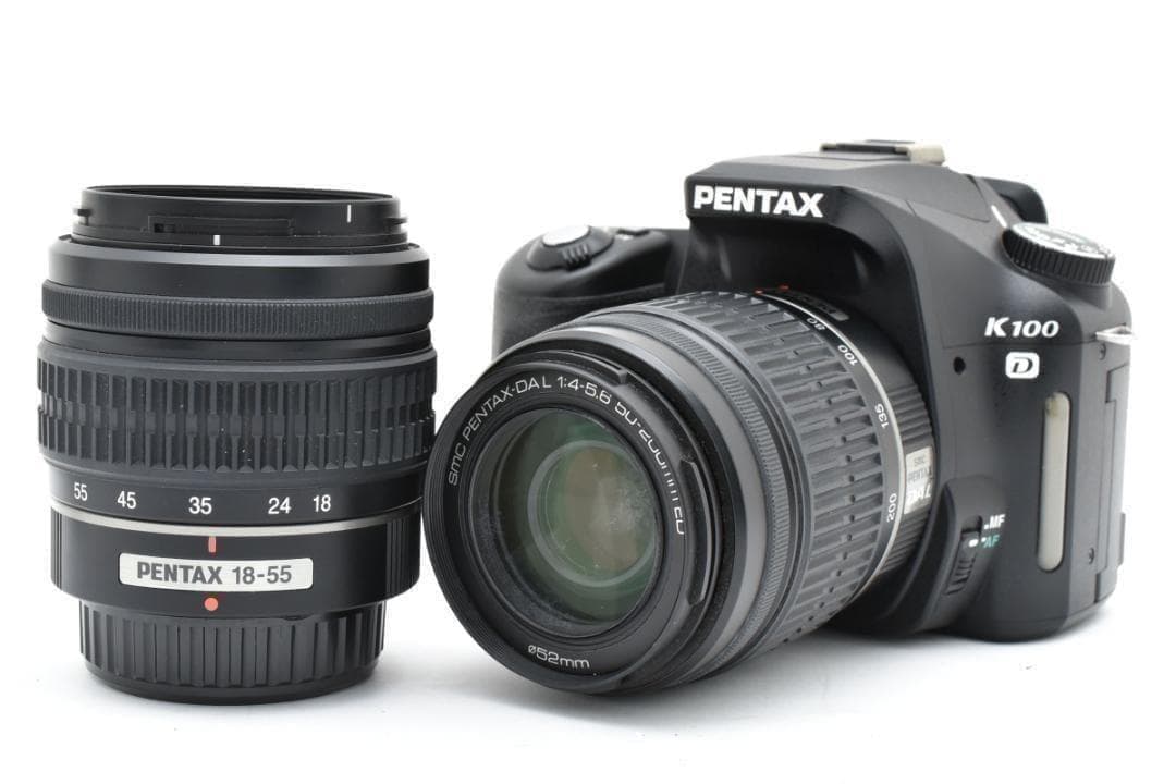 ■ 美品 ■ PENTAX K100D ダブルレンズ《S数10538枚》動作良好