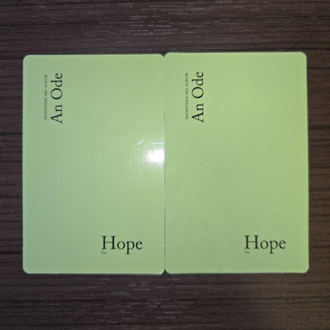 SEVENTEEN An Ode Hope ver.トレカ ジュン2枚セット - メルカリ