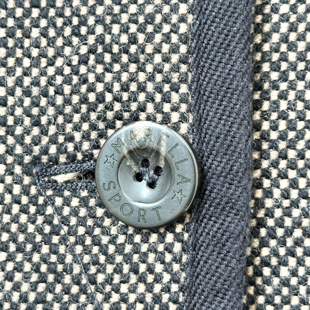 大きいサイズ❤️XL MaxMara マレーラ フーデットコート チェック 黒