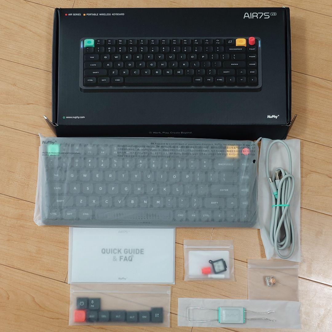 NuPhy Air75V3Nebula Dark/Blush Nano/ANSI - メルカリ