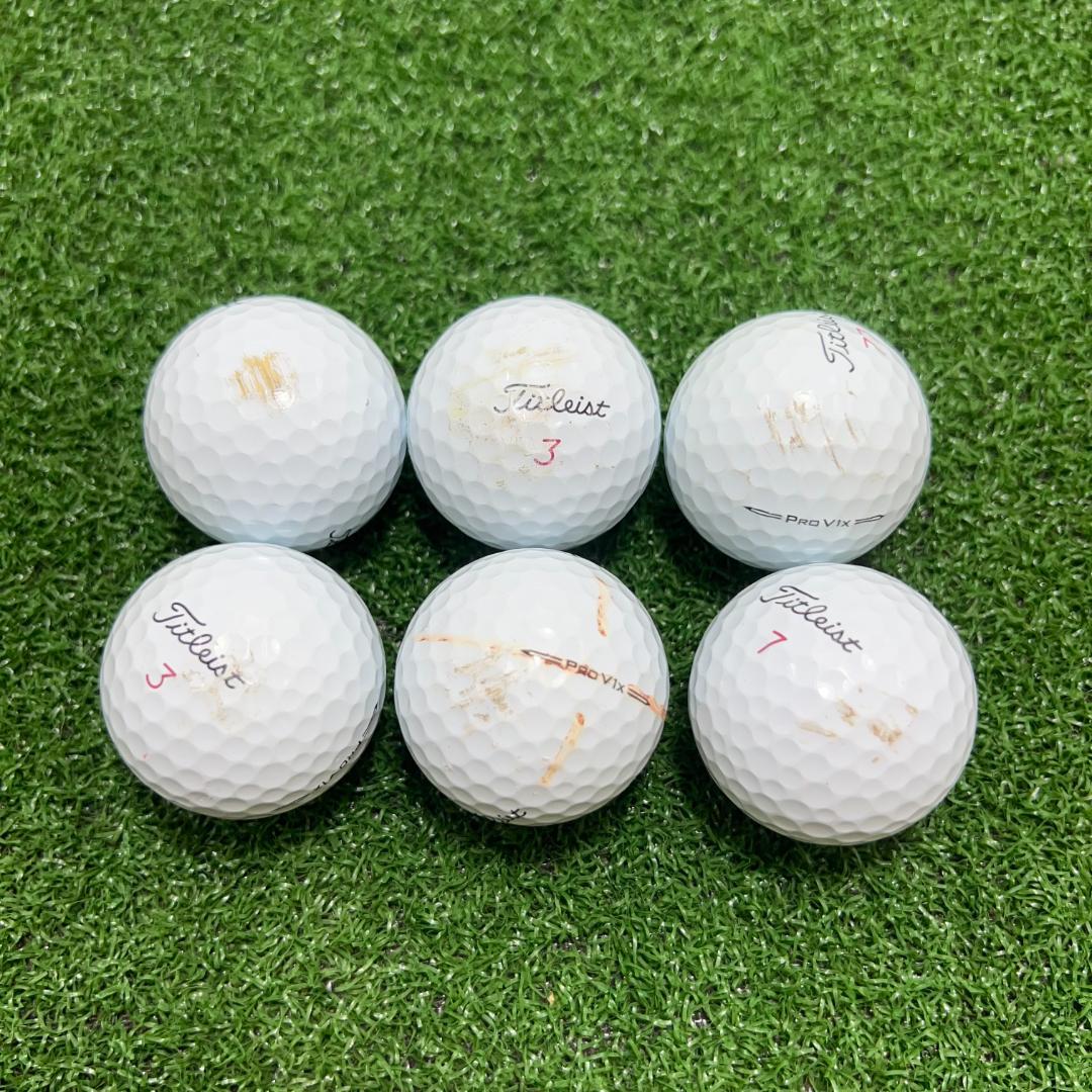 B40】Titleist PROV1X 2023年 白 ロストボール24球 - メルカリ