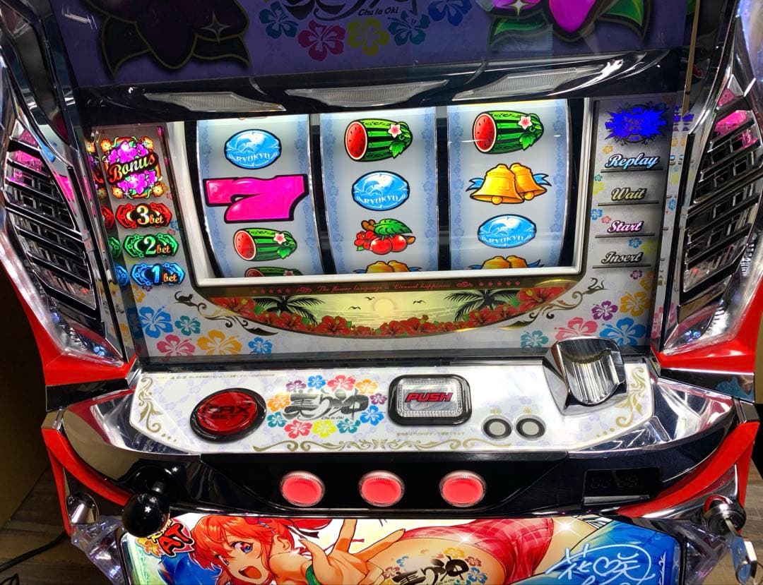6号機 美ら沖 七匠 コイン不要機 2019年 パチスロ実機 - メルカリ