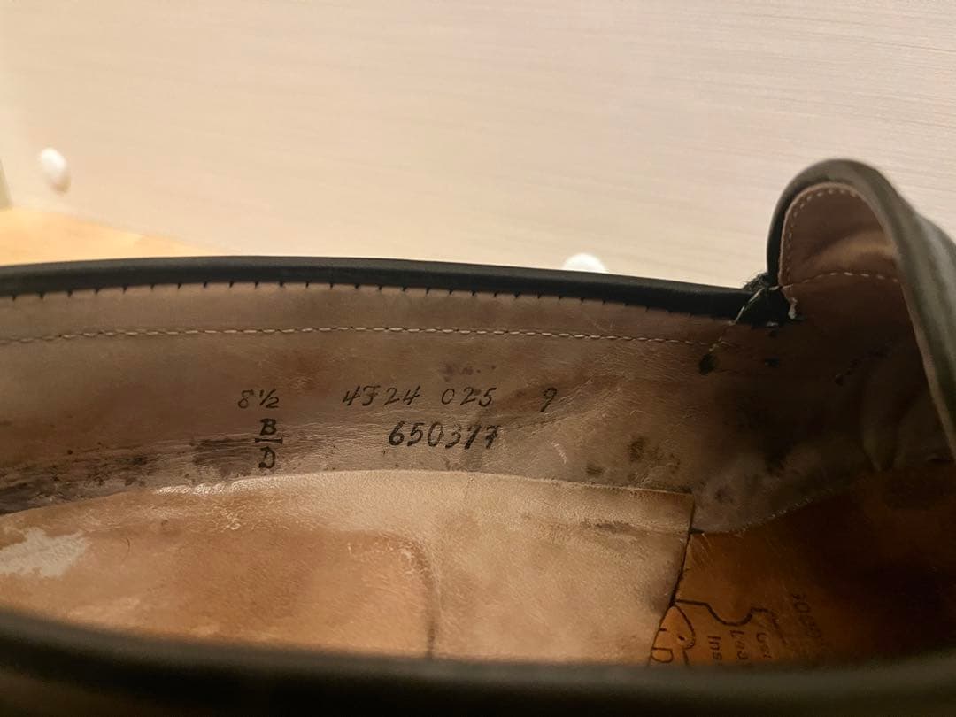 ALDEN オールデン　ローファー　タッセル黒　8.5D