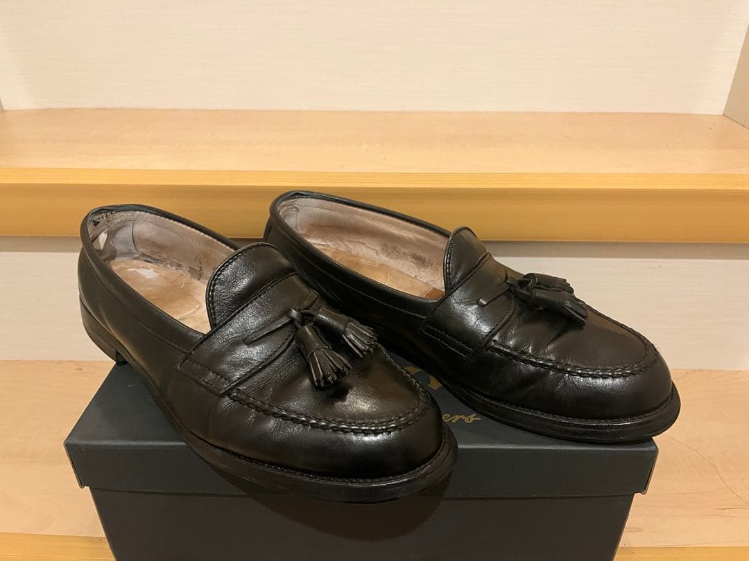 ALDEN オールデン　ローファー　タッセル黒　8.5D