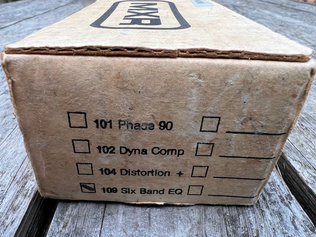 MXR six band graphic equalizer 箱付き。