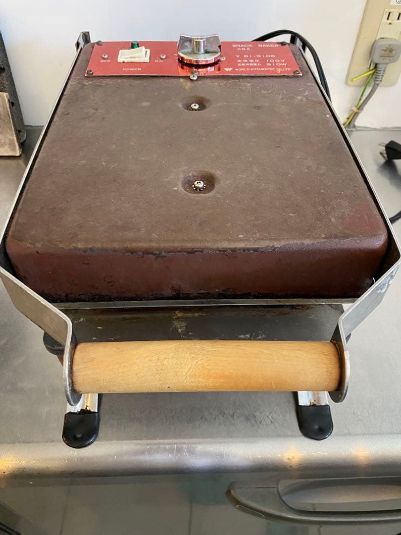 ワールドキッチンテック　ワッフルメーカー LITHON-2枚焼きワッフルメーカー