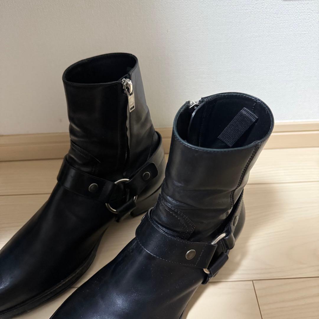 サンローラン エディ期 リングブーツ 黒 39.5 - メルカリ