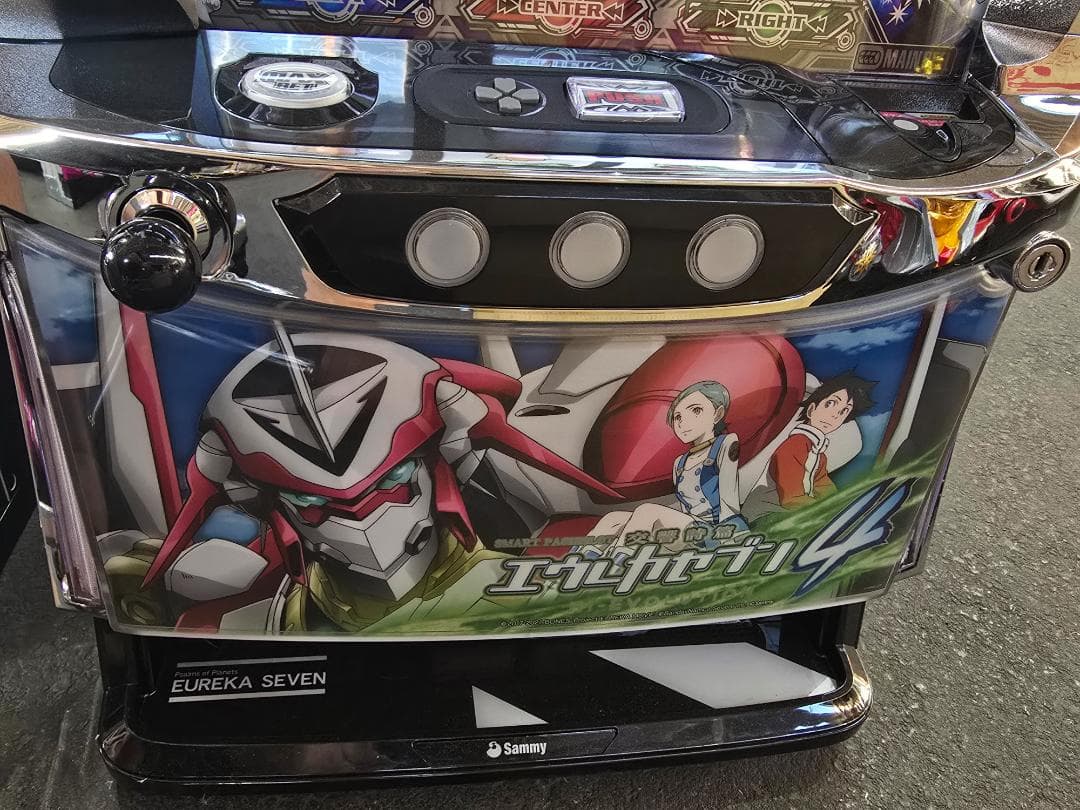 Lエウレカセブン4 スマスロ Lエウレカセブン4 HIEVO 実機 簡易メダル不要装置セット